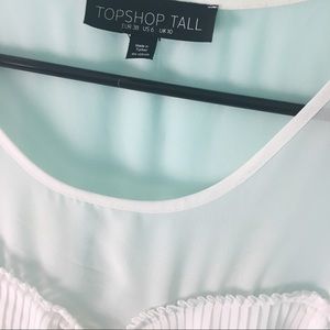 Topshop Tops - Topshop Tall Crop Top Pleated White 6 Topshop Tops - Topshop Tall Crop Top Pleated White 6